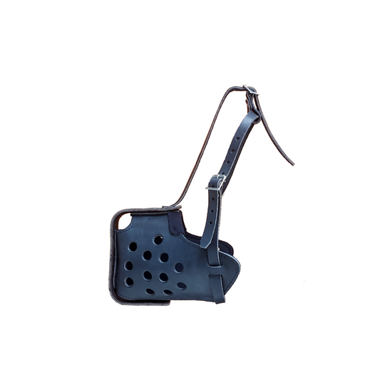 Zawar Fila Genuine Leather Immobilization Muzzle
