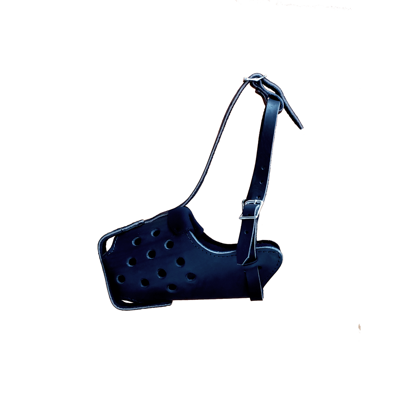Zawar German Shepherd Genuine Leather Immobilization Muzzle