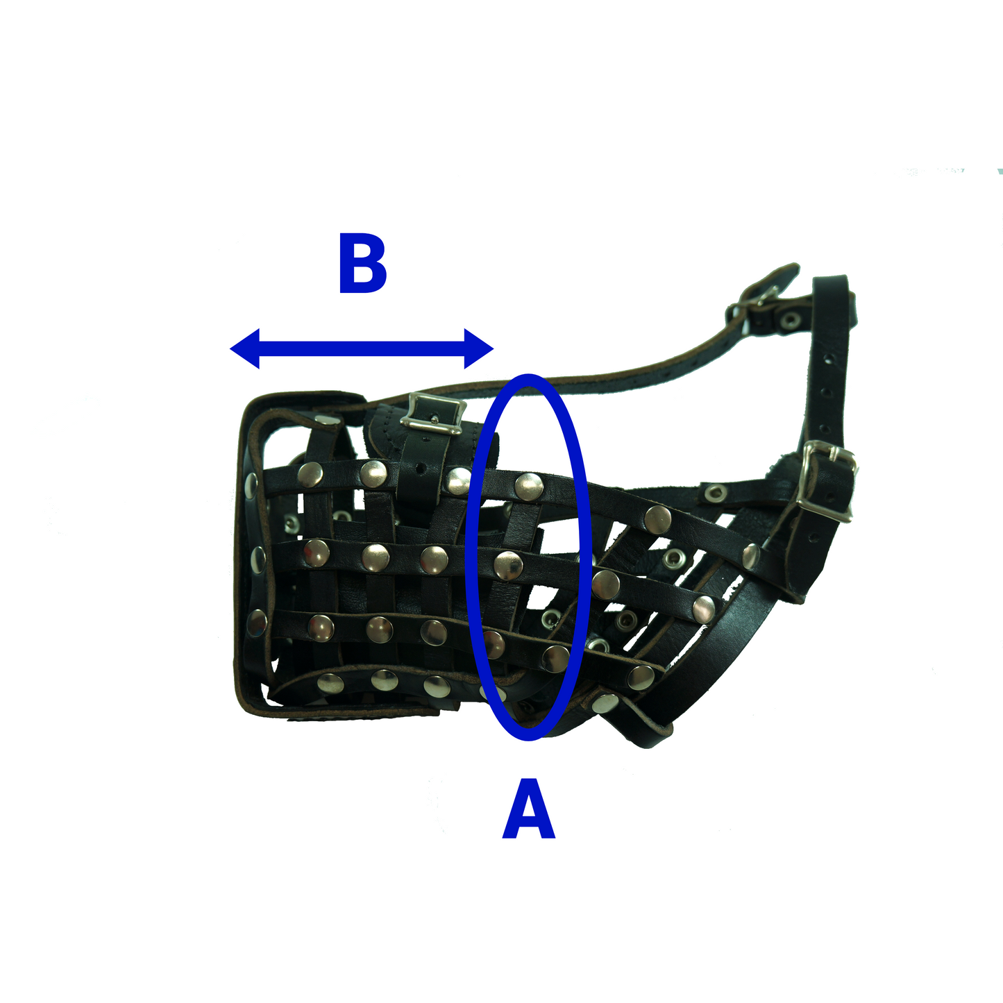 Zawar Genuine Leather Basket Muzzle
