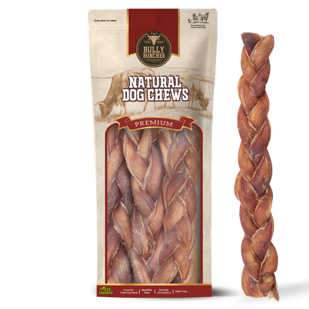 Bully Bunches 12 Inch Jumbo Braided Bully Stick