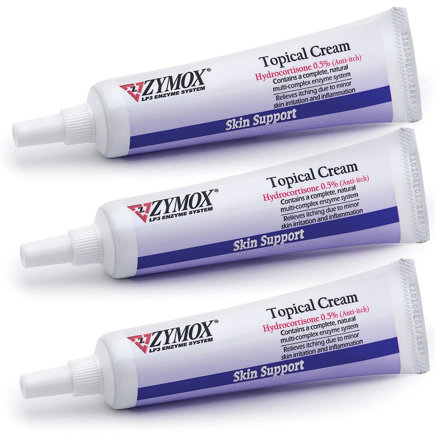 Zymox Topical Cream Hydrocortisone 0.5% for Dogs & Cats (1 oz)