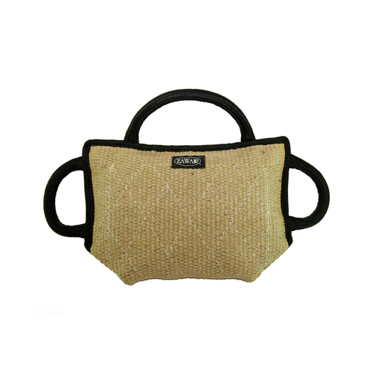 Zawar Bite Pillow - Jute Fabric