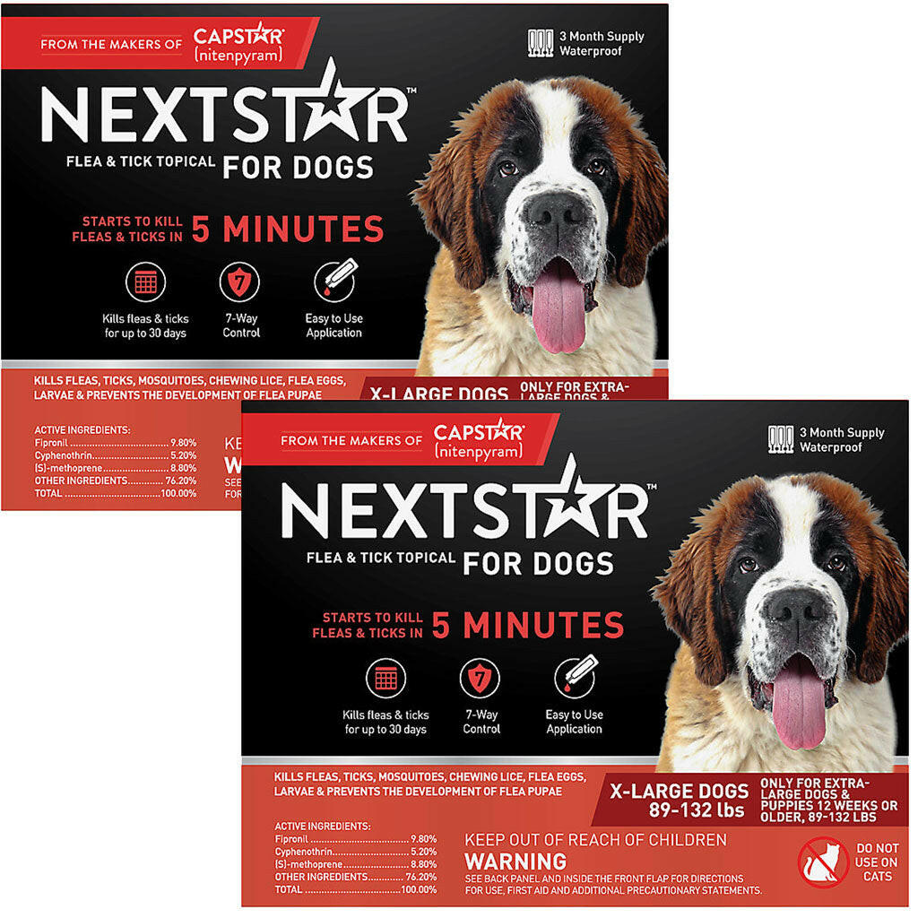 Nextstar Flea & Tick Topical for X-Large Dogs, 89-132 lbs