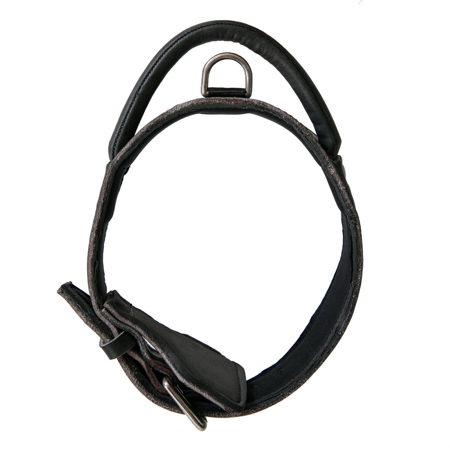 Zawar Genuine Leather Collar with Handle