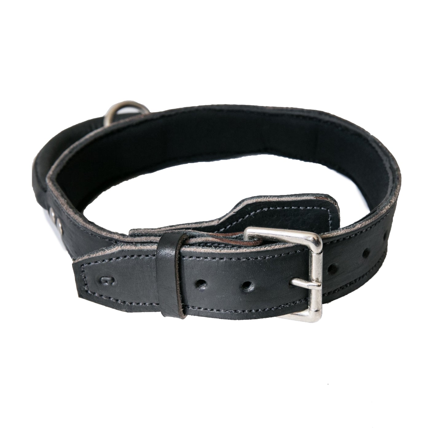 Zawar Genuine Leather Collar with Handle