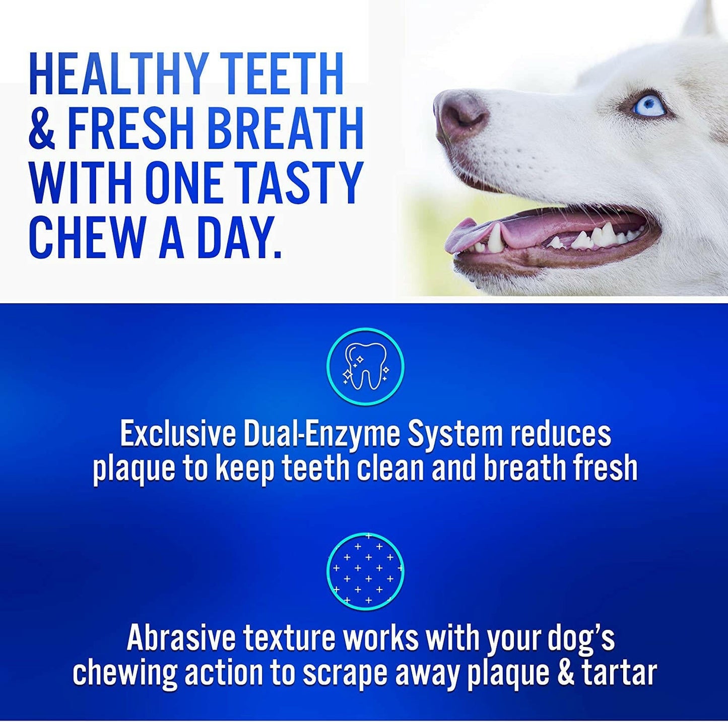 C.E.T. Enzymatic Dental Chews for Small Dogs 11-25 lbs