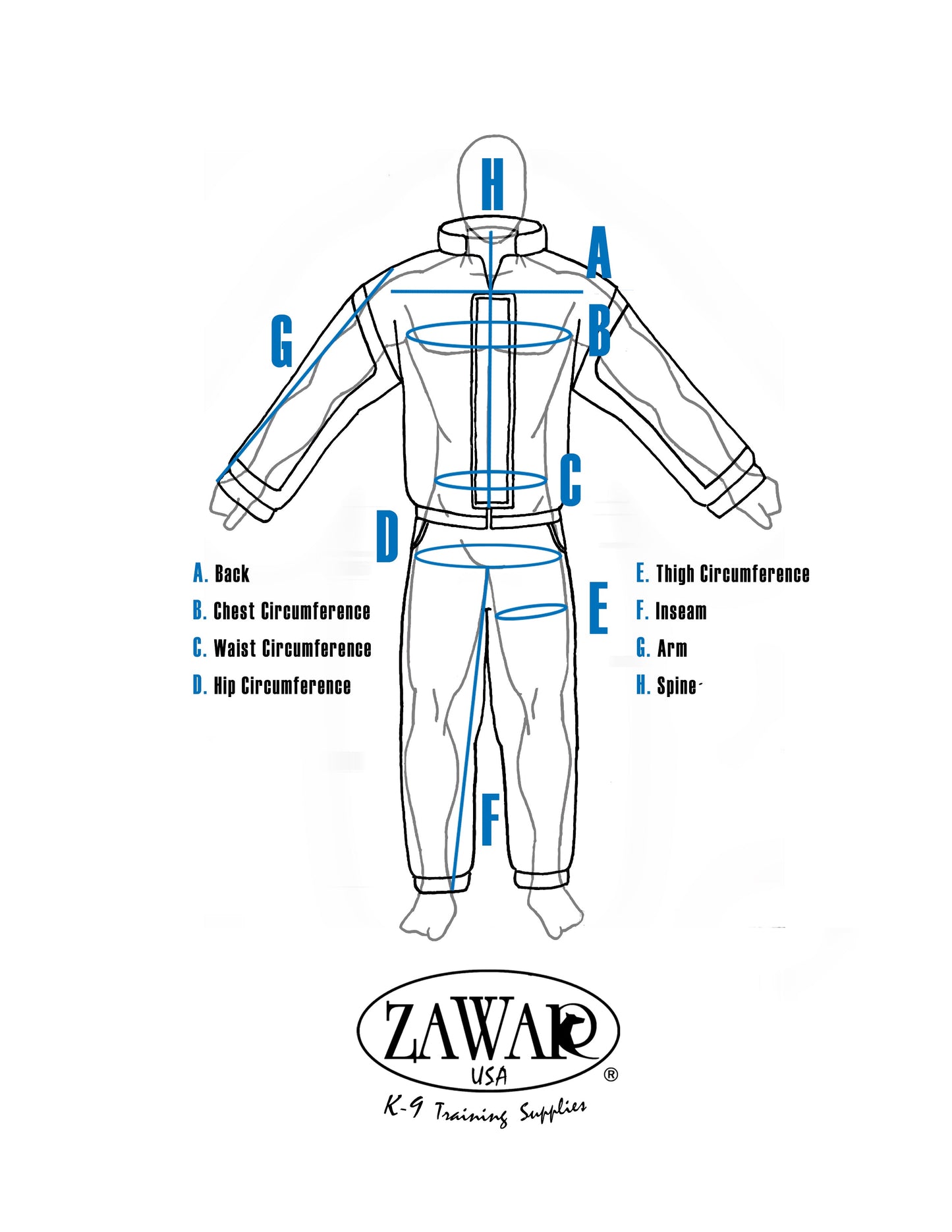 Zawar Bite Suit Training Jacket - French Model