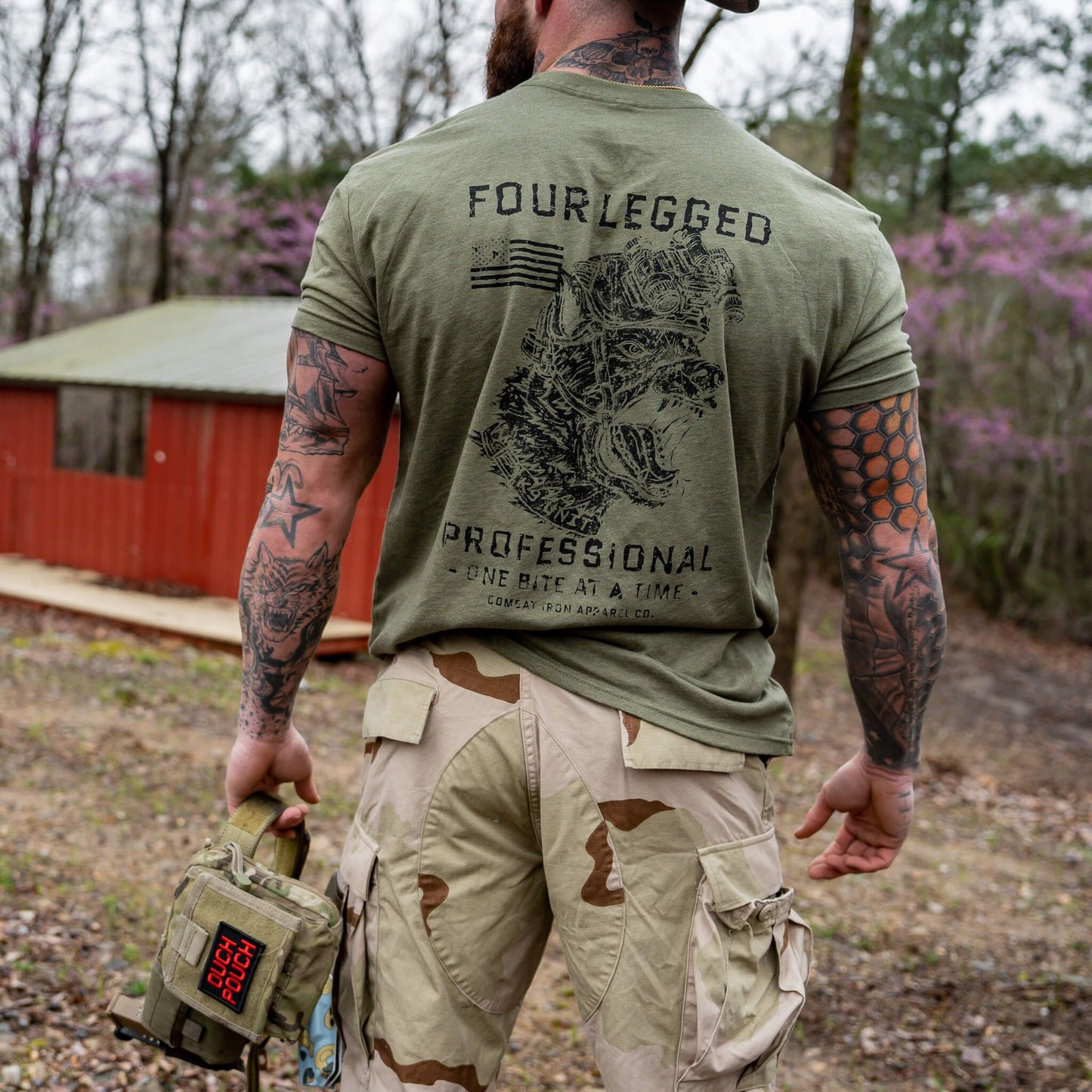 Four Legged Professional K9 Dog Training Men's T-Shirt