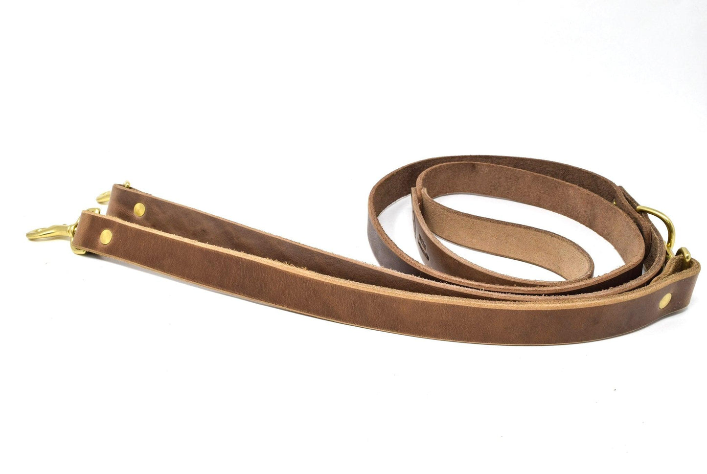Whiskey Leather Works Full Leather Dog Leash