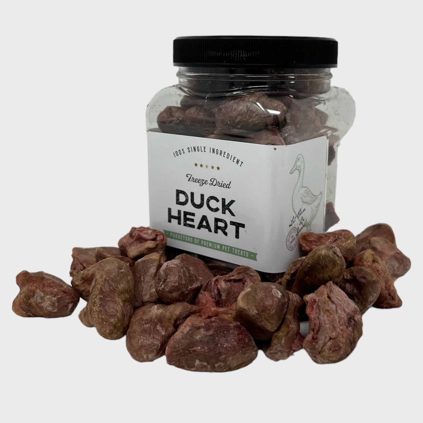 Jack's Premium Duck Hearts Freeze Dried