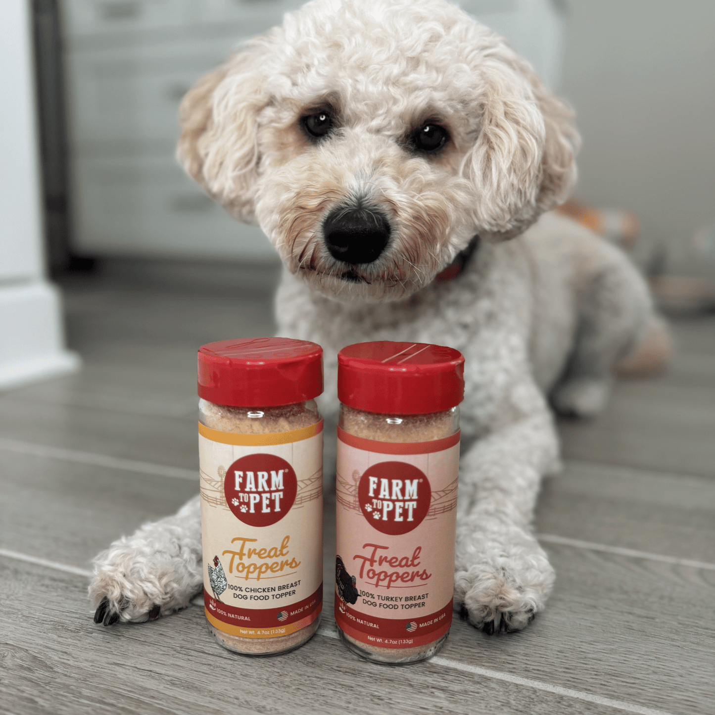 Farm to Pet Chicken & Turkey Dog Food Topper Bundle