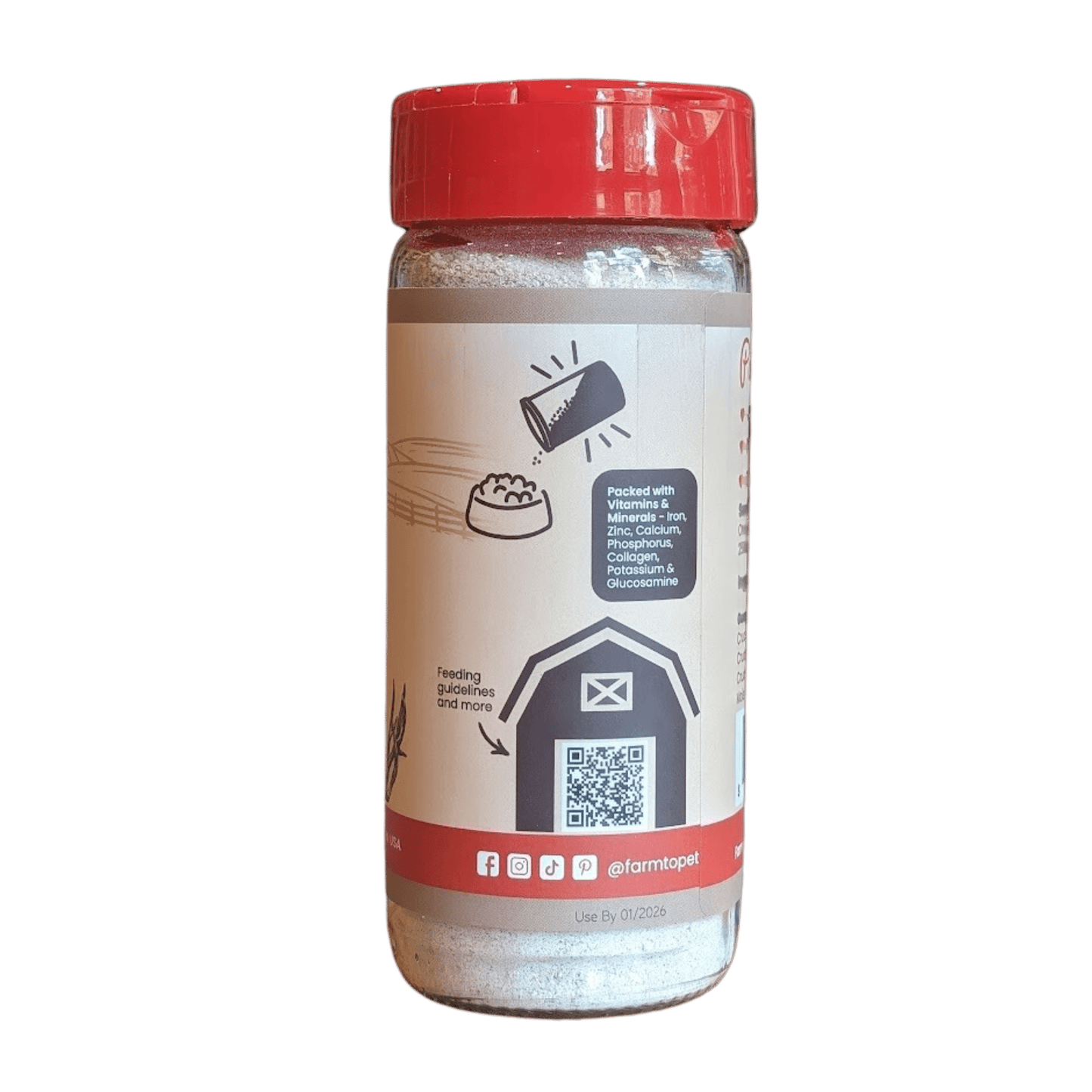 Farm to Pet Antler Powder Dog Food Topper