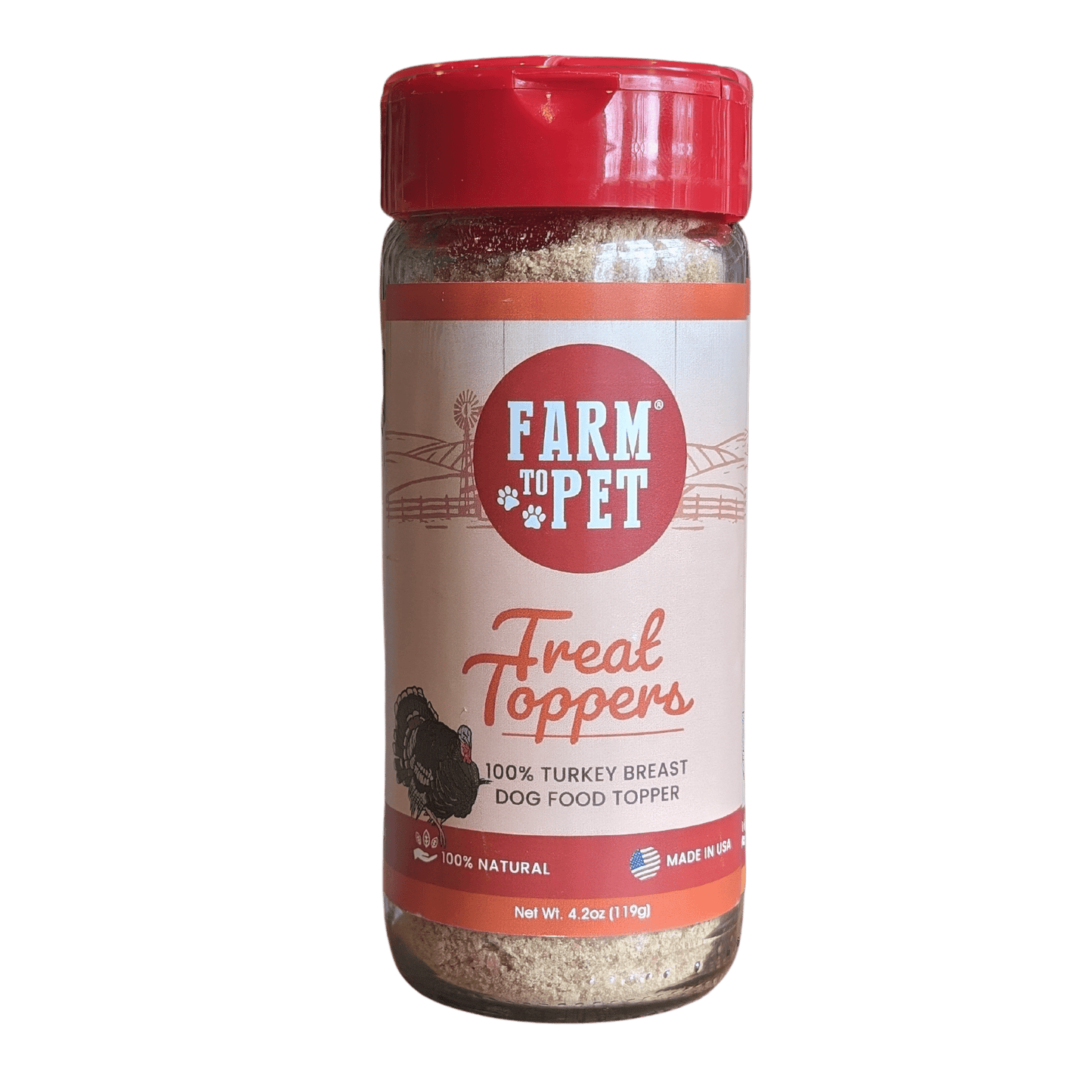 Farm to Pet Turkey Treat Dog Food Topper