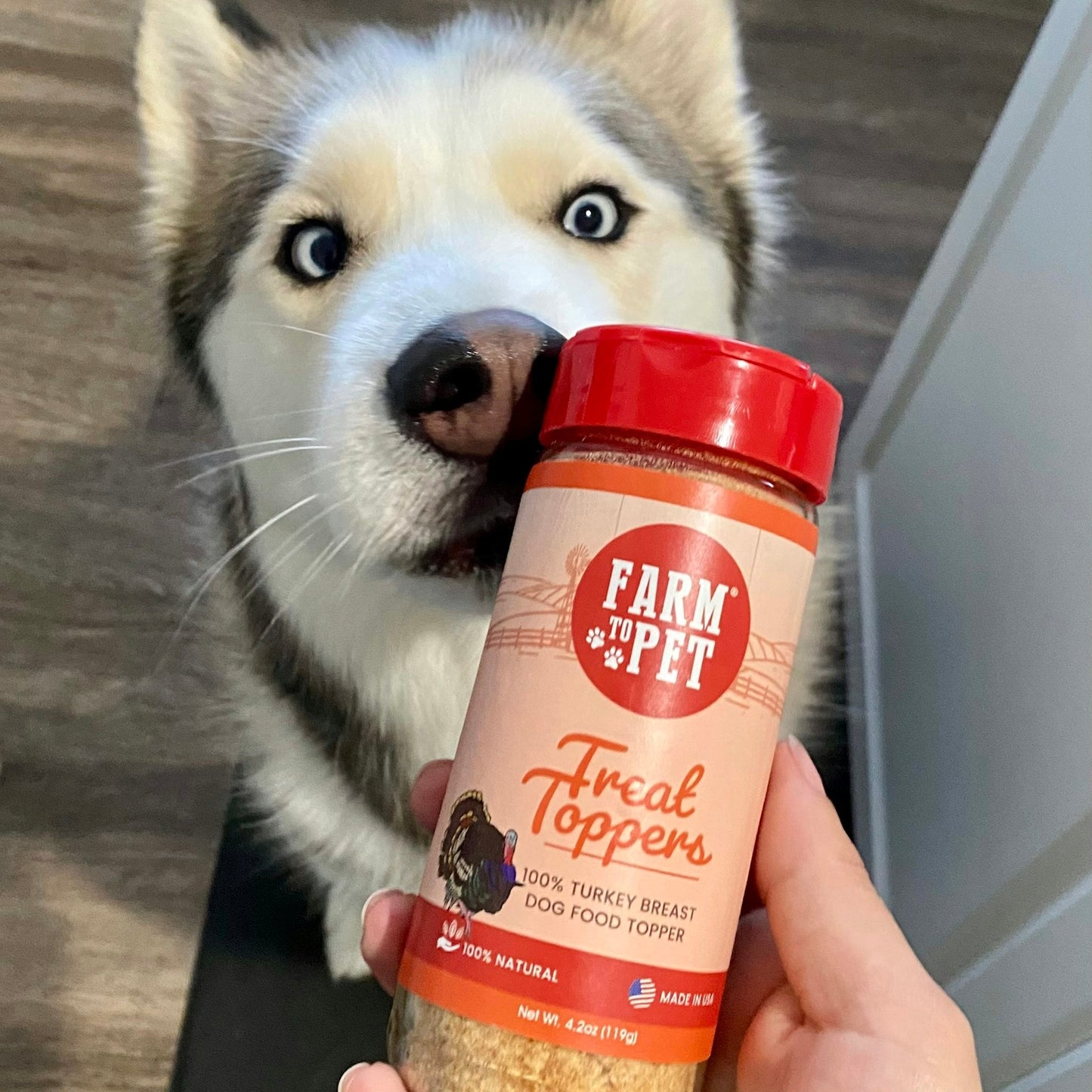 Farm to Pet Turkey Treat Dog Food Topper