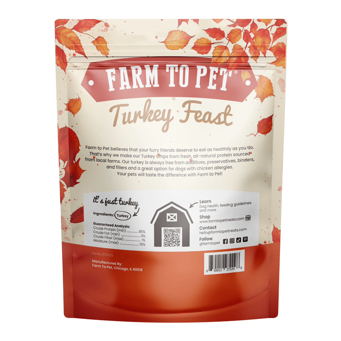 Farm to Pet Turkey Feast Chips