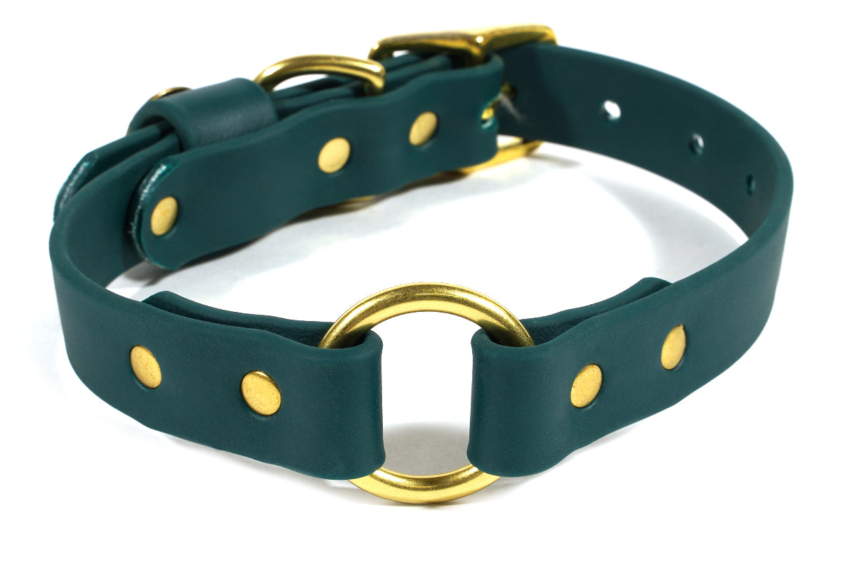 Pointer Traditions Hunting Dog Center Ring Collar - Woodland Green