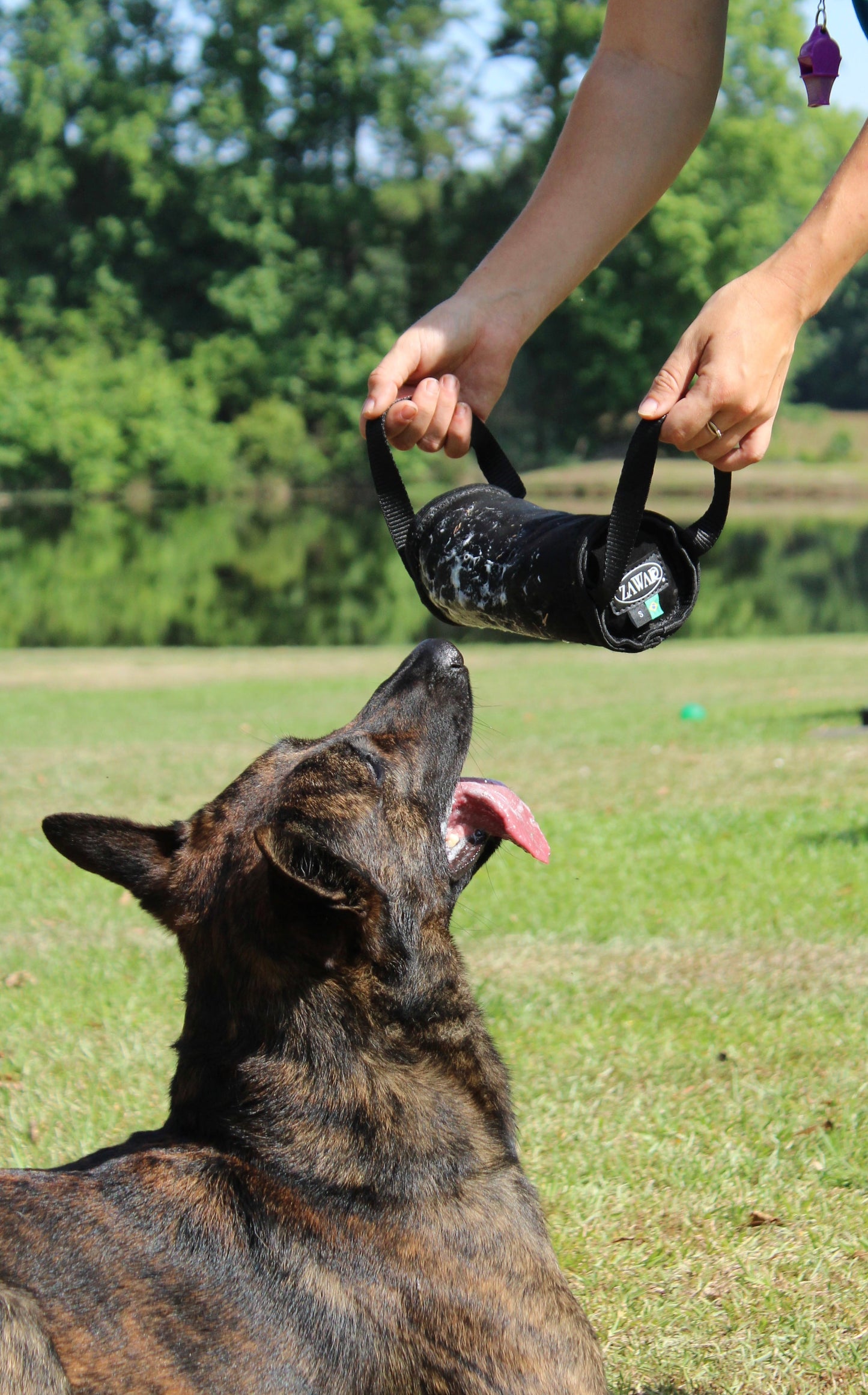 Zawar Genuine Leather Bite Roll Teether - Small (high density)