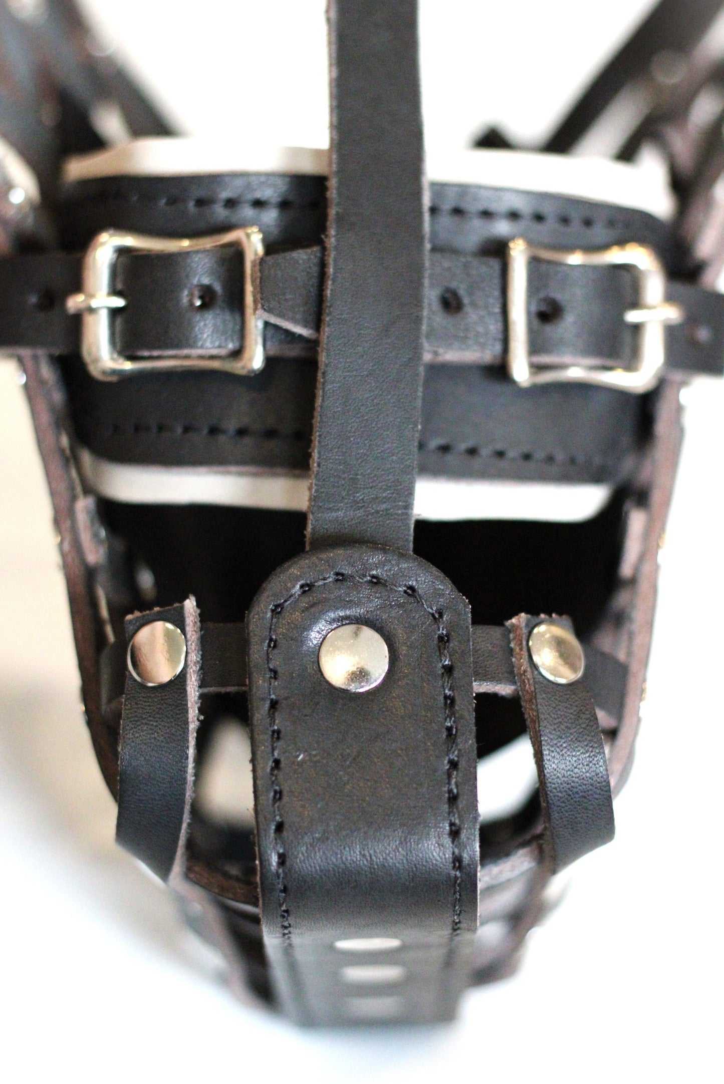 Zawar Genuine Leather Basket Muzzle
