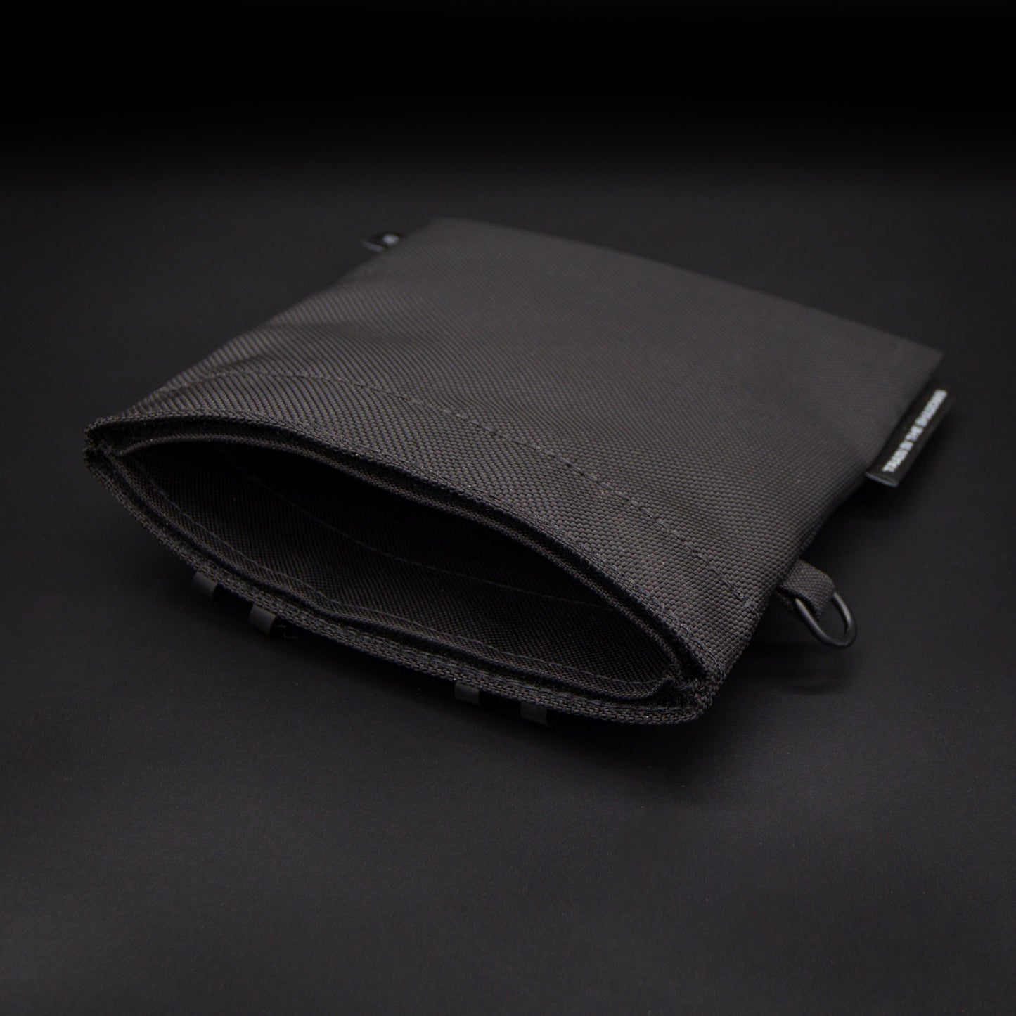 The Golden Ranch Black Ballistic Nylon Treat Pouch