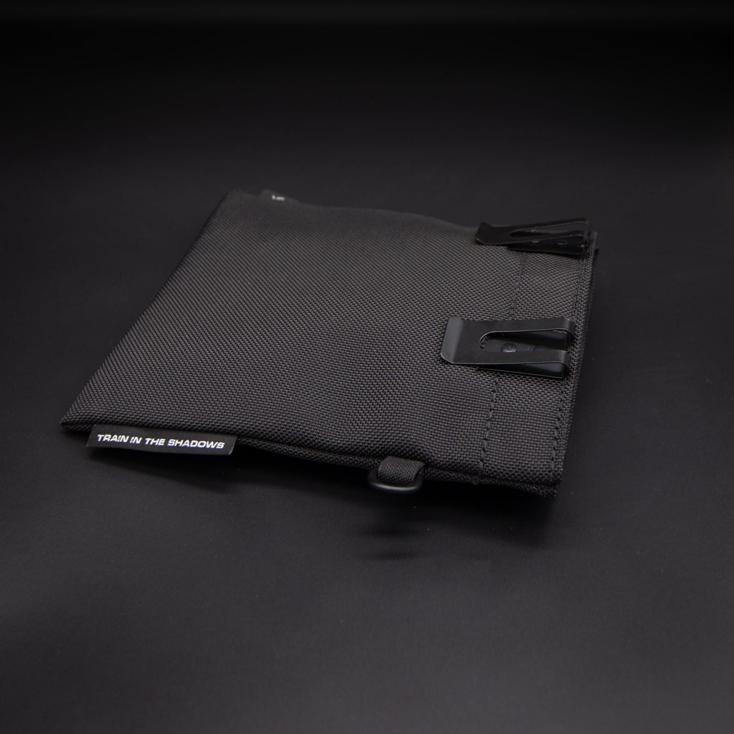 The Golden Ranch Black Ballistic Nylon Treat Pouch