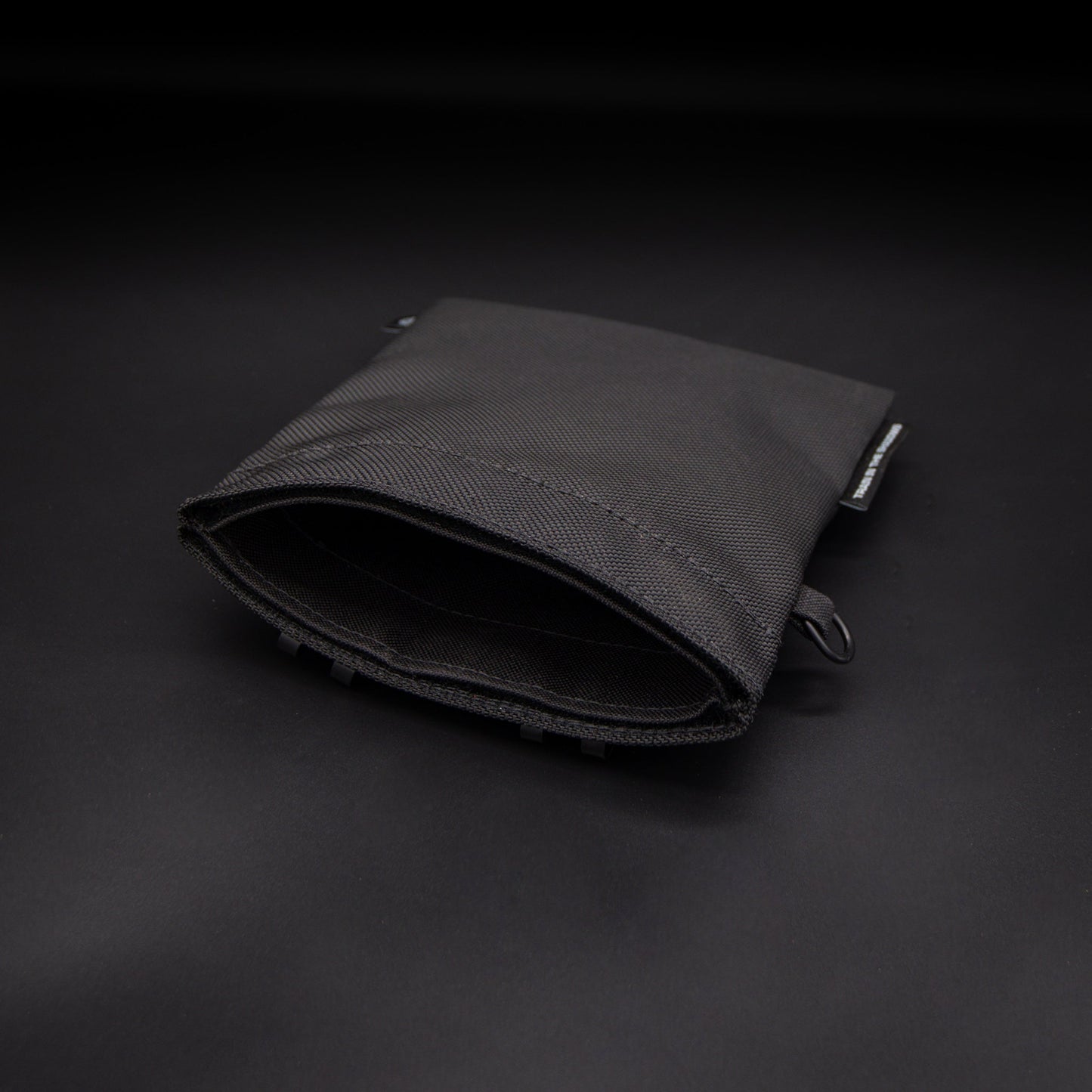 The Golden Ranch Black Ballistic Nylon Treat Pouch