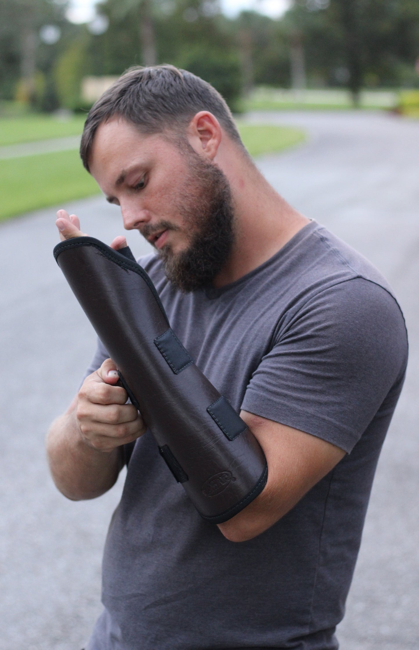Zawar Hidden Arm Protector - Leather