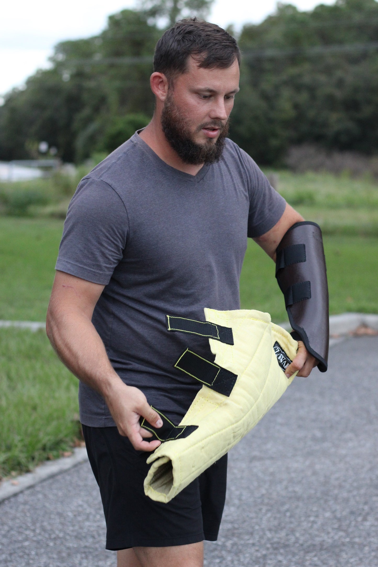 Zawar Hidden Arm Protector - Leather