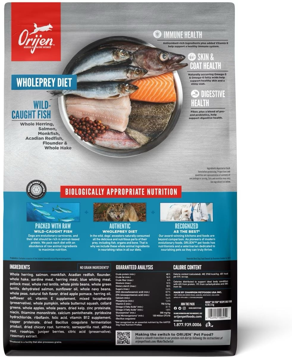 Orijen Six Fish Dry Dog Food