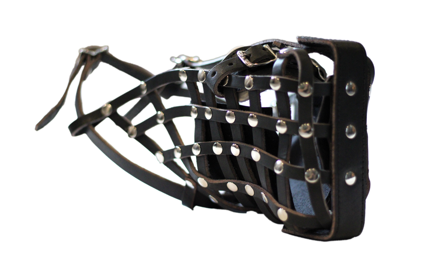 Zawar Genuine Leather Basket Muzzle