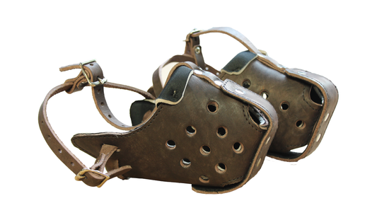 Zawar Belgian Malinois FEMALE Genuine Leather Immobilization Muzzle