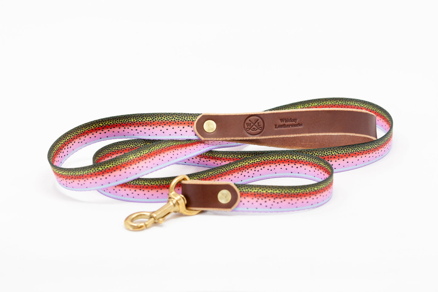 Whiskey Leather Works Freshwater Dog Leash