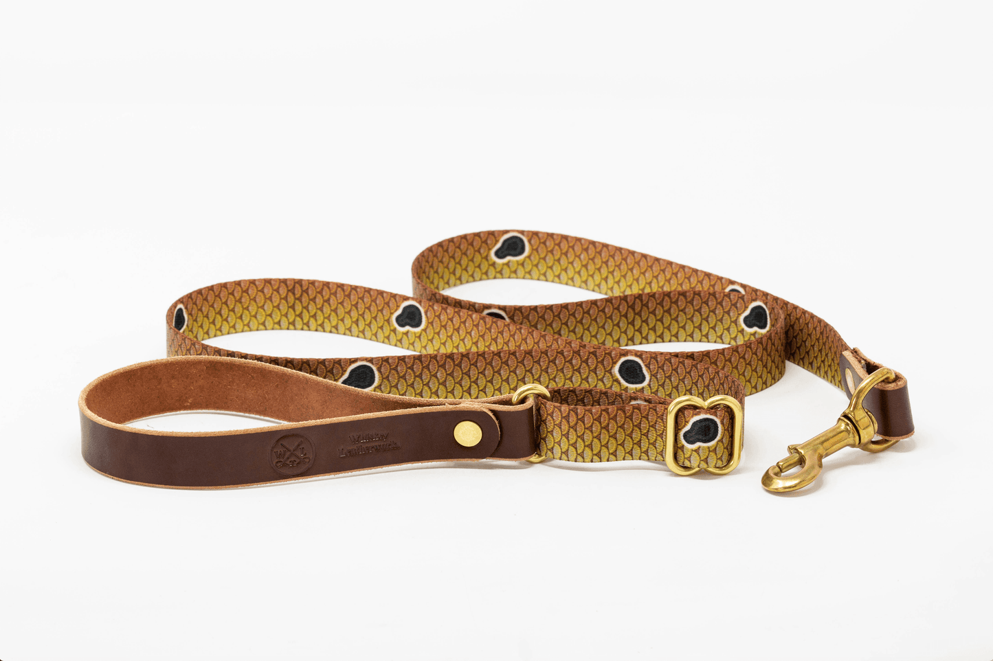 Whiskey Leather Works Adjustable Dog Leash