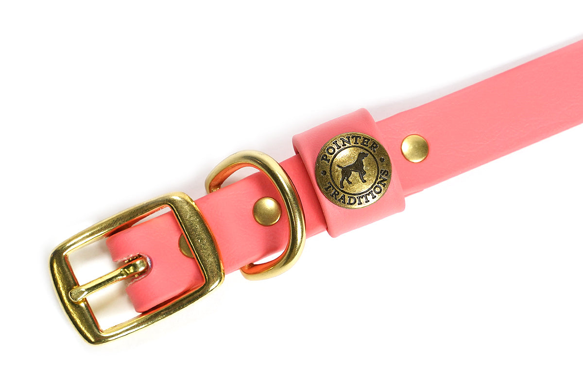 Pointer Traditions Sporting Dog Collar - Coral