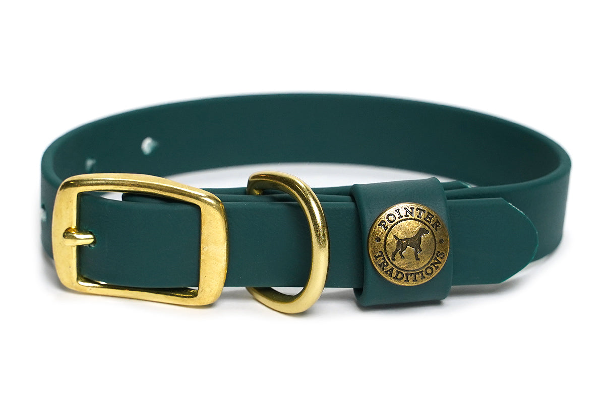 Pointer Traditions Sporting Dog Collar - Woodland Green