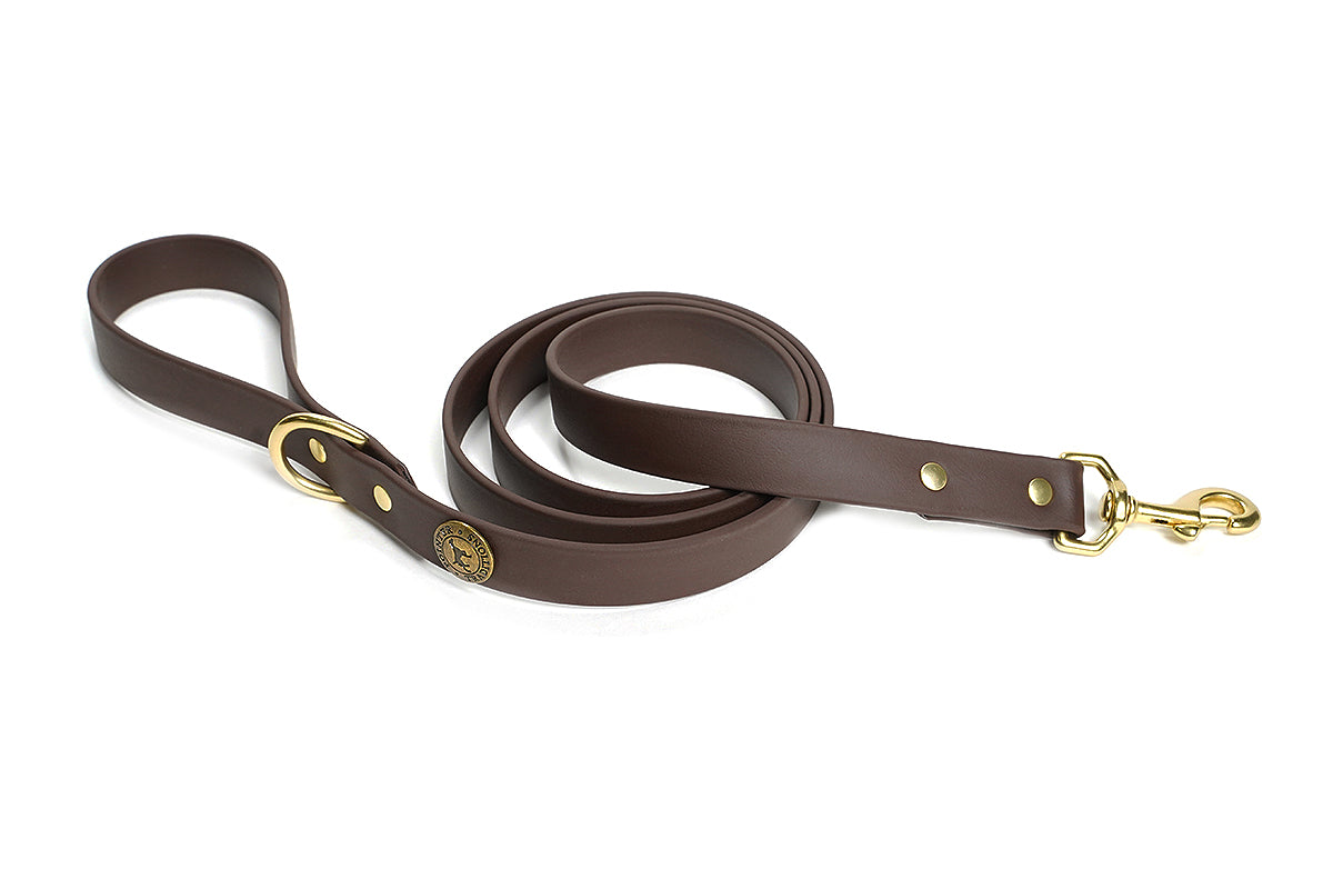 Pointer Traditions Sporting Dog Leash - Leather Brown