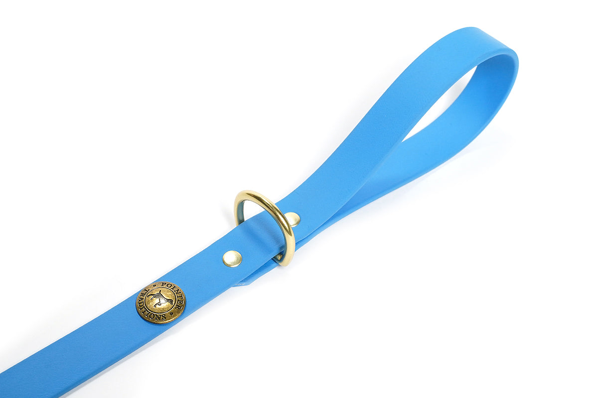 Pointer Traditions Sporting Dog Leash - Sky Blue