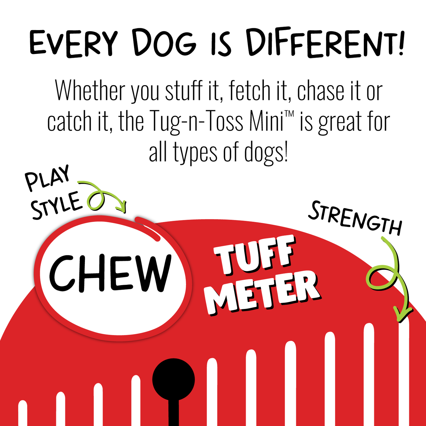 Jolly Pets Tug-n-Toss Mini