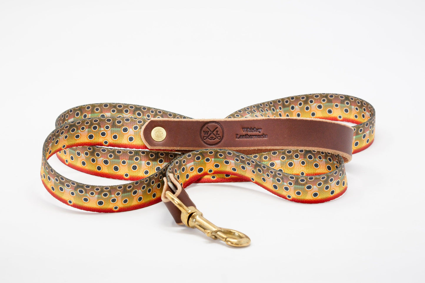 Whiskey Leather Works Freshwater Dog Leash