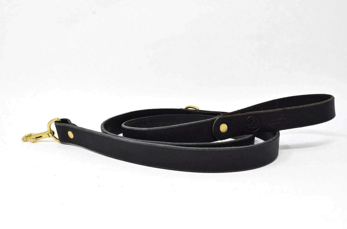 Whiskey Leather Works Full Leather Dog Leash
