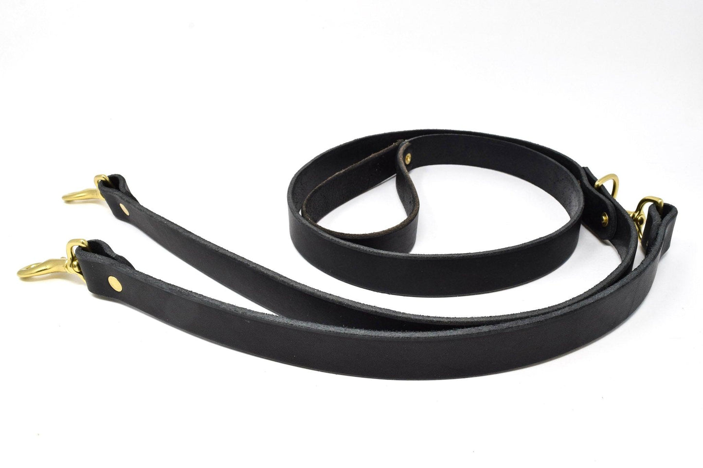 Whiskey Leather Works Full Leather Dog Leash