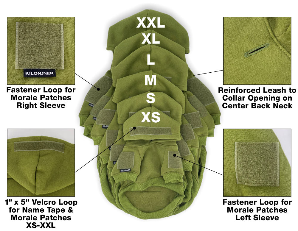 Kiloniner H1 Tactical Dog Hoodie