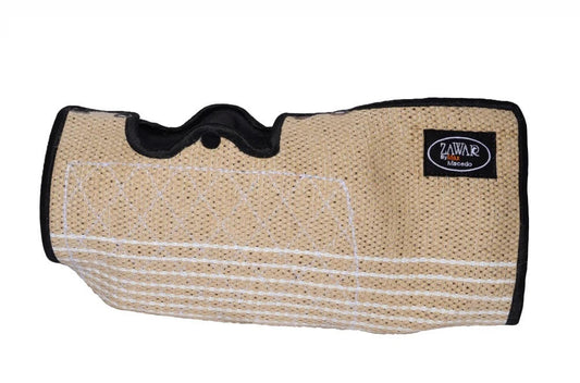 Zawar Half Sleeve Open In N1 - Jute Fabric