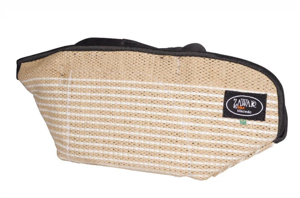 Zawar Half Sleeve Open In N2 - Jute Fabric