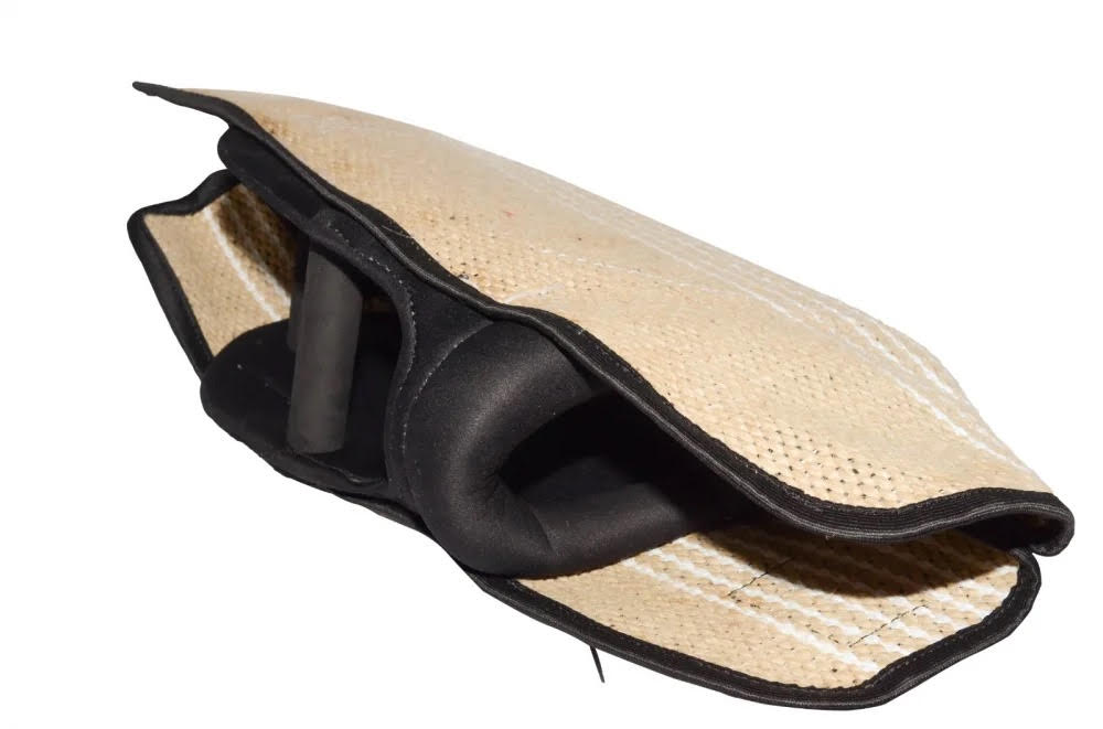 Zawar Half Sleeve Open In N2 - Jute Fabric