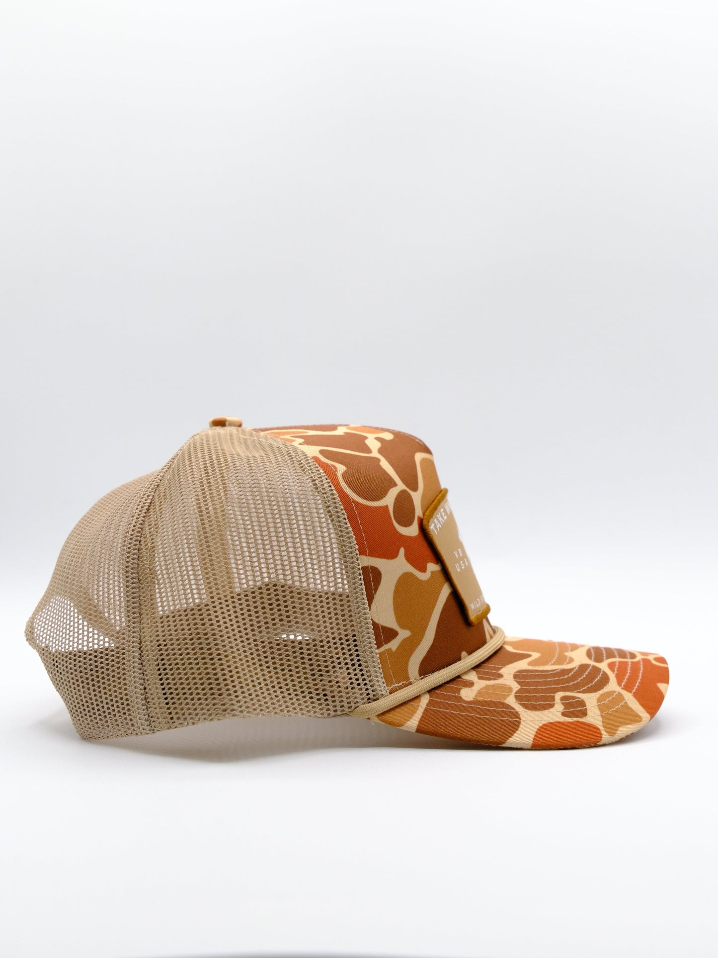 Wild South Apparel Duck Camo Trucker Rope Hat