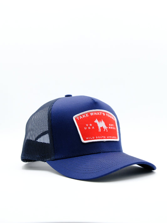 Wild South Apparel Navy Trucker Hat