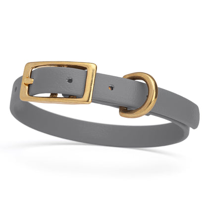Viper Biothane Waterproof Dog Collar - Brass Hardware - Size XS (9 to 12 inches)