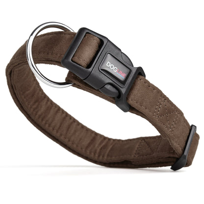 Comfort Microfiber Flat Dog Collar