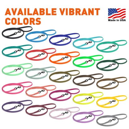 Biothane Waterproof Dog Leash, 4 ft