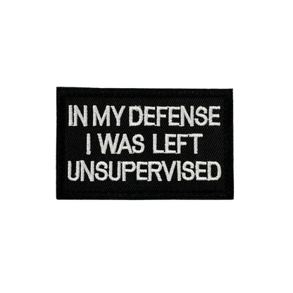 IN MY DEFENSE Morale Patch